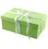 Подарочная коробка 23х15 см салатовая фото 1