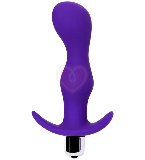 Анальная вибропробка A-Toys Vibro Anal Plug L фиолетовая фото 1