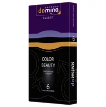 Цветные презервативы Luxe Domino Classic Colour Beauty 6 шт