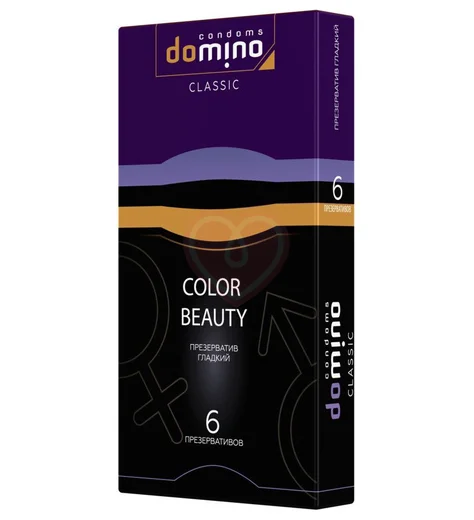 Цветные презервативы Luxe Domino Classic Colour Beauty 6 шт фото 1