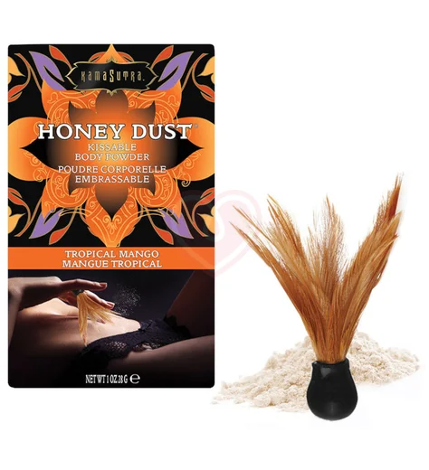 Ароматная пудра для тела KamaSutra Honey Dust Tropical Mango Манго 28 г фото 1