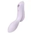 Вакуумный вибростимулятор с изгибом Satisfyer Curvy Trinity 2 сиреневый фото 1