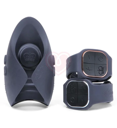 Мужской вибростимулятор для игры в паре Hot Octopuss Pulse Duo Lux с 2 пультами управления фото 1