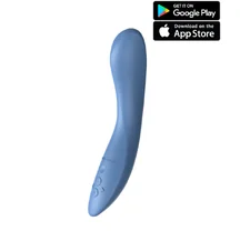 Вибратор для зоны G We-Vibe Rave 2 с управлением от приложения голубой