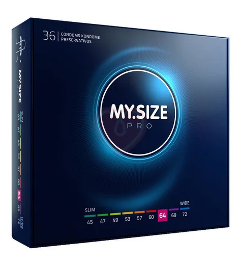 Большие презервативы MY.SIZE №64 36 шт фото 1