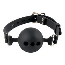 Силиконовый кляп с отверстиями для дыхания Silicone Breathable Ball Gag Small