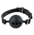 Силиконовый кляп с отверстиями для дыхания Silicone Breathable Ball Gag Small фото 1