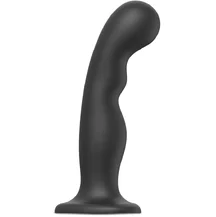 Фаллоимитатор с изгибом Strap-On-Me Dildo Plug P&G размер L 16,5 см черный