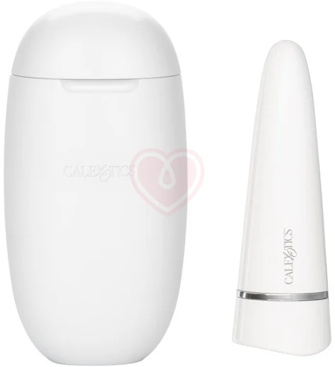 Самодизенфицирующаяся вибропуля с зарядным футляром MyPod белая фото 1