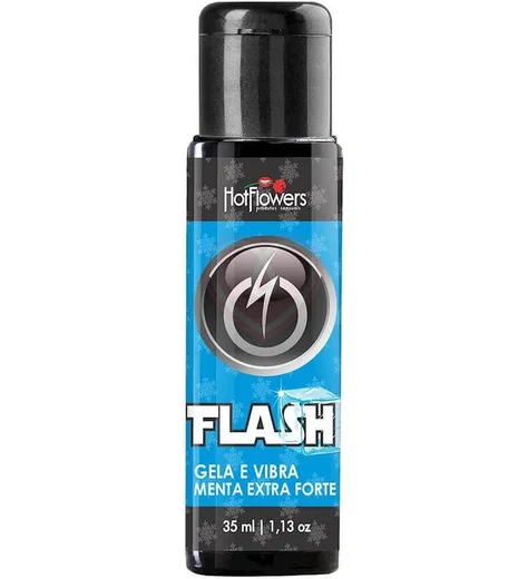 Мятный стимулирующий гель Flash Menta Extra Forte с охлаждением и эффектом вибрации 35 мл фото 1