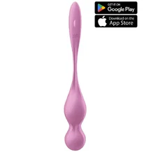 Вагинальные шарики с вибрацией Satisfyer Love Birds 1 розовые