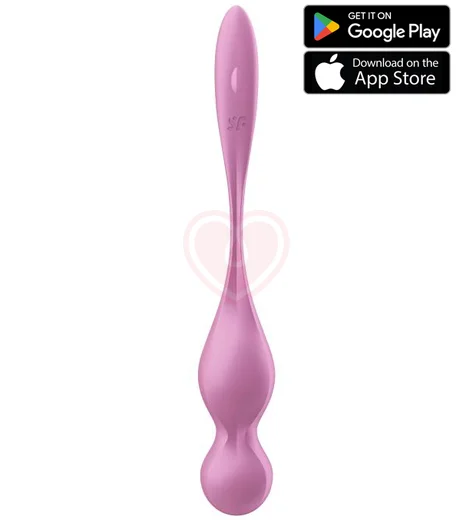 Вагинальные шарики с вибрацией Satisfyer Love Birds 1 розовые фото 1