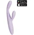 Вибратор с гибкой головкой и клиторальным стимулятором Svakom Cici+ 2 с функцией нагрева лиловый фото 1