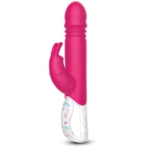 Вибратор-кролик с пульсацией G-Spot Thrusting Rabbit розовый
