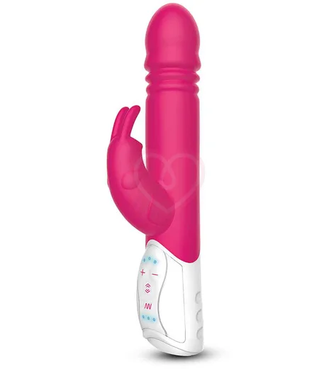 Вибратор-кролик с пульсацией G-Spot Thrusting Rabbit розовый фото 1