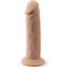 Реалистичный фаллоимитатор на присоске с эффектом памяти Model 2 Premium Real Skin 15 см телесный