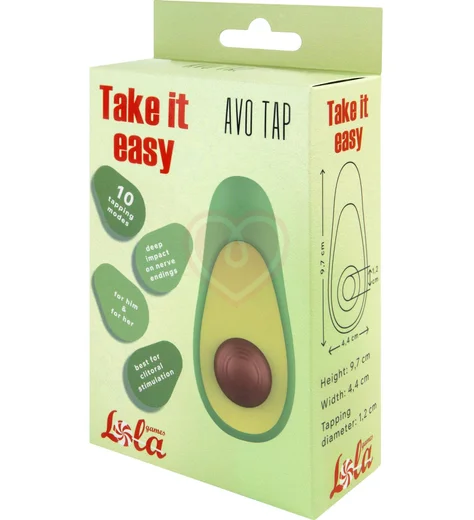 Клиторальный стимулятор авокадо Lola Games AvoTap фото 4