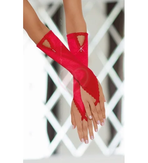 Перчатки Soft Line Collection красные фото 1