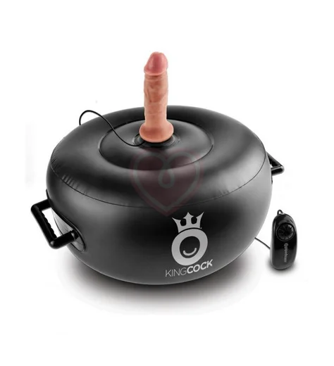 Вибратор на воздушной подушке King Cock Vibrating Inflatable Hot Seat фото 1