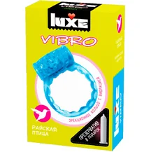 Комплект презерватив и виброкольцо Luxe Vibro Райская птица 1 шт