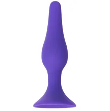 Силиконовая анальная пробка ToyFa A-Toys небольшая фиолетовая