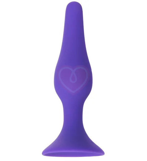 Силиконовая анальная пробка ToyFa A-Toys небольшая фиолетовая фото 1