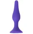 Силиконовая анальная пробка ToyFa A-Toys небольшая фиолетовая фото 1