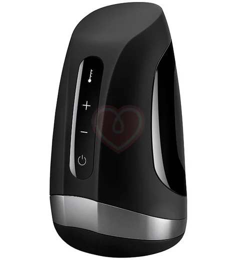 Мастурбатор с вибрацией и функцией подогрева Satisfyer Men Heat Vibration чёрный фото 1