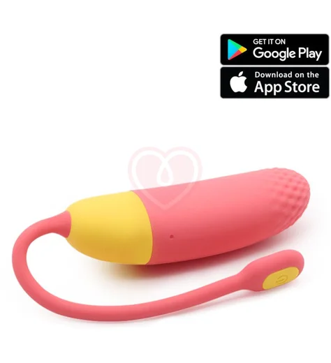 Виброяйцо с управлением со смартфона Magic Vini оранжевое фото 1