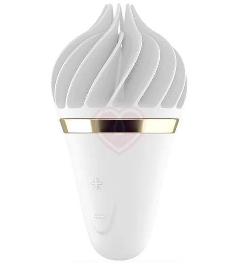 Вибратор с нежными лепестками Satisfyer Sweet Treat белый фото 1