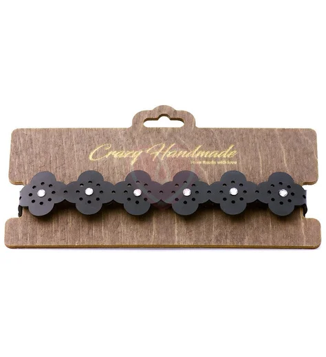 Чокер с цветами и стразами Crazy Handmade фото 1