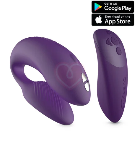 Парный вибратор с сенсорным пультом управления We-Vibe Chorus фиолетовый фото 1