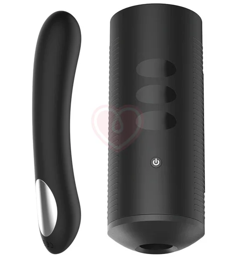 Набор для секса на расстоянии Kiiroo мастурбатор Titan и чёрный вибратор Pearl 2 фото 1