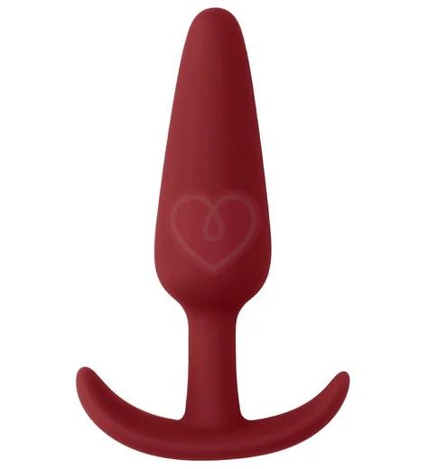 Анальная пробка для ношения Slim Butt Plug красная фото 1
