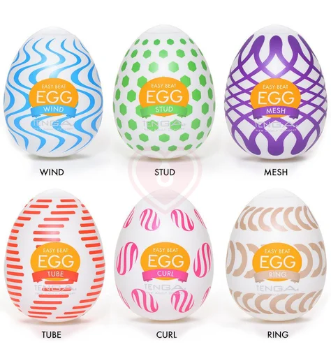 Набор мастурбаторов в форме яйца Tenga Eggs Wonder фото 1