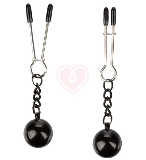 Зажимы-прищепки для сосков с шариками Nipple Grips фото 1