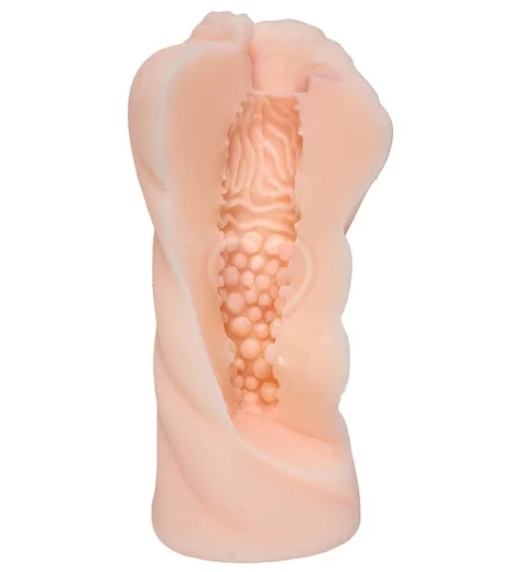 Реалистичный мастурбатор Real Woman Блондинка фото 3