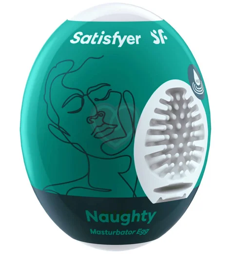 Мини-мастурбатор Satisfyer Masturbator Egg Naughty фото 1