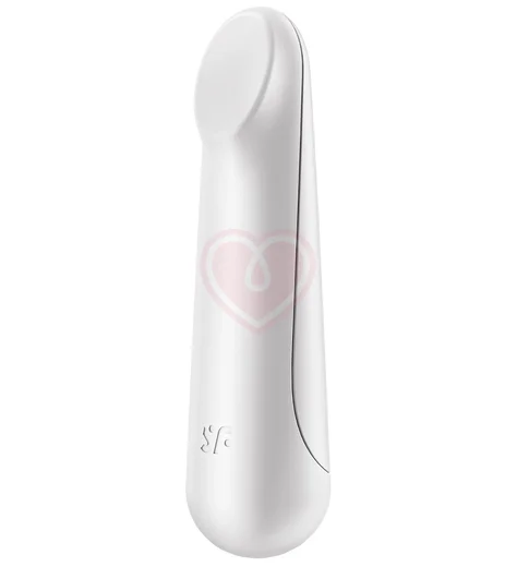Вибропуля со скошенным кончиком Satisfyer Ultra Power Bullet 3 белая фото 1