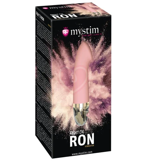 Вибратор для зоны G Mystim Right on Ron розовый фото 5