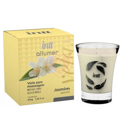 Массажная ароматическая свеча Intt Жасмин 40 г фото 1