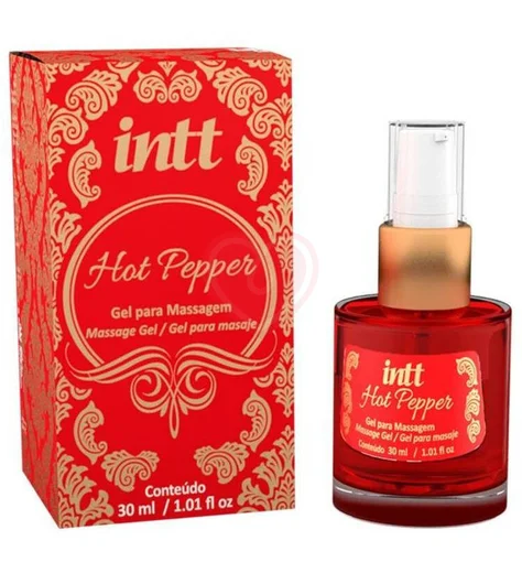 Массажный гель с перцем Intt Hot Pepper 30 мл фото 1