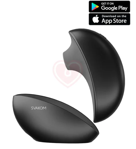 Вакуумный стимулятор Svakom Pulse Galaxie с приложением чёрный фото 1