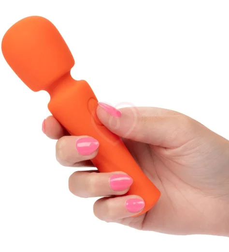 Мини-вибромассажёр Stella Liquid Silicone Mini Massager оранжевый фото 3