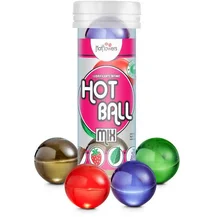 Масляный лубрикант в форме шарика Hot Ball Mix 4 вкуса