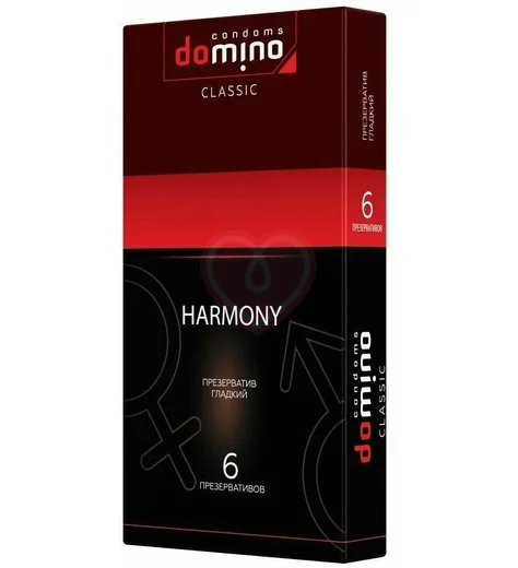 Гладкие презервативы Domino Harmony Classic 6 шт фото 1