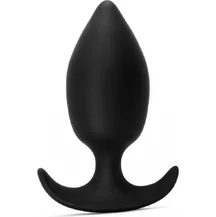 Анальная пробка со смещенным центром тяжести Spice It Up Insatiable чёрная