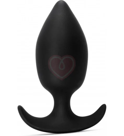 Анальная пробка со смещенным центром тяжести Spice It Up Insatiable чёрная фото 1