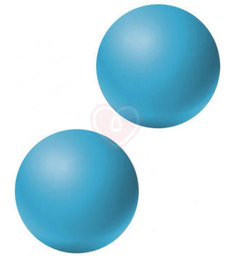 Вагинальные шарики без сцепки Emotions Lexy Small 2,4 см бирюзовые фото 1