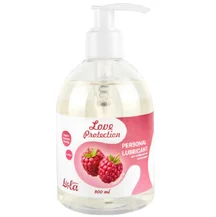 Ароматизированный лубрикант Love Protection Raspberry 300 мл малина